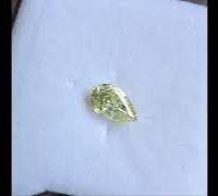 lemon yellow diamond pear cut video