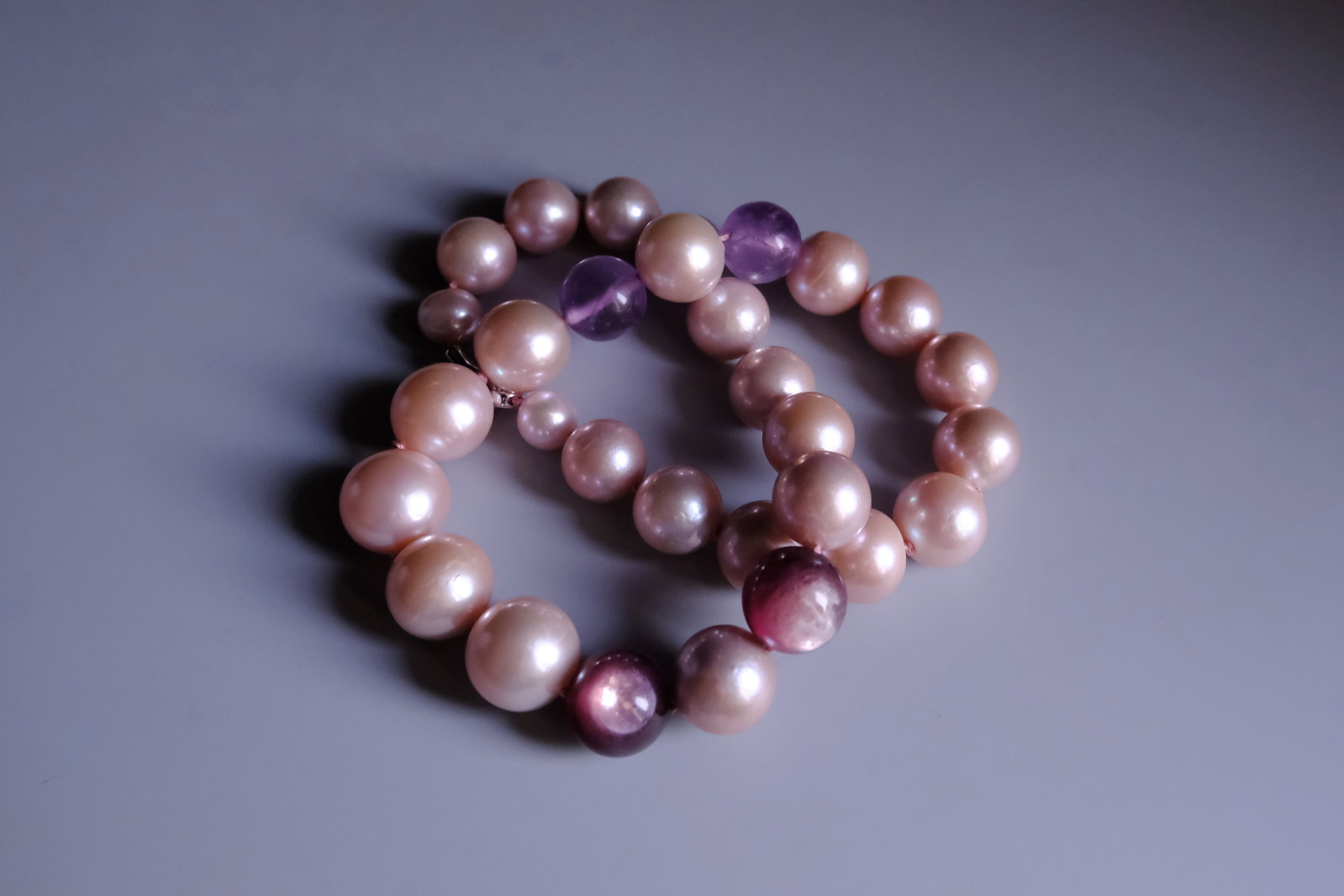 pink pearl necklace gold, large pink pearl necklace, freshwater pearl necklace singapore, unique pearl necklaces, pink pearl jewellery, pearl choker necklace, large pearl choker necklace, Gem Gardener